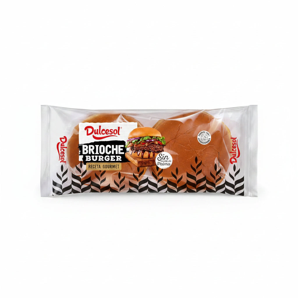 Dulcesol Brioche Burger Receta Gourmet 340g