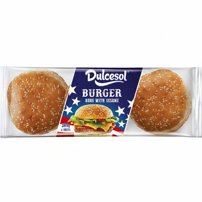 Dulcesol Burger Buns With Sesame 300g (6 units)