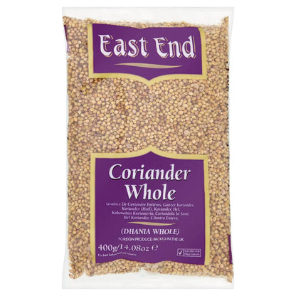 East End Coriander (Dhania) Whole 400g