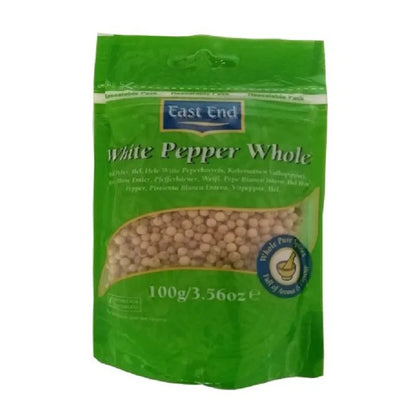 East End White Pepper Whole 100g