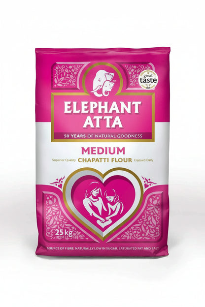 Elephant Atta Medium Chapatti Flour 25kg