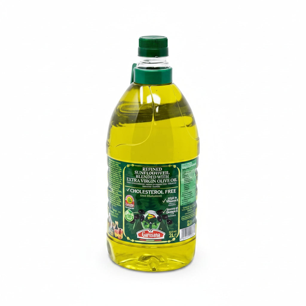 Garusana Refined Sunflower Oil with Extra Virgin Olive Oil 2L