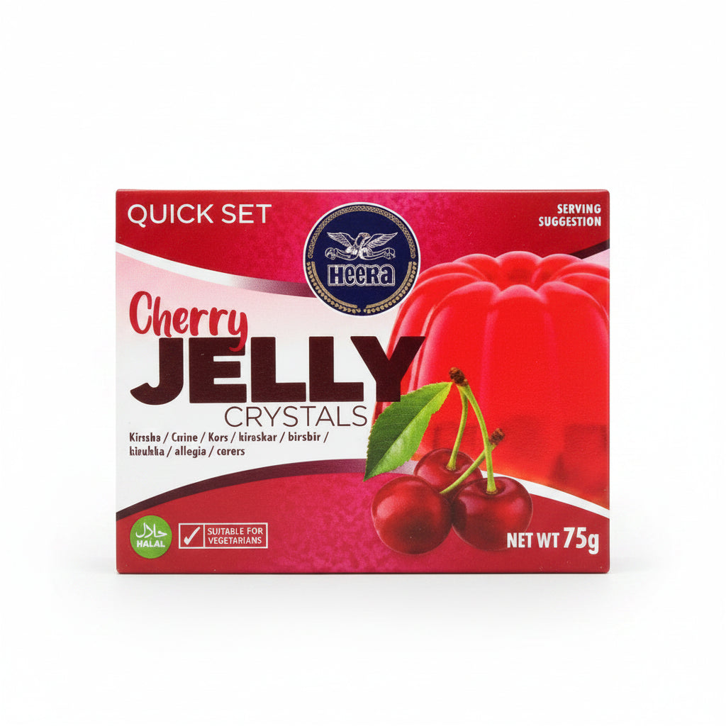 Heera Jelly Crystals (Cherry) 75g