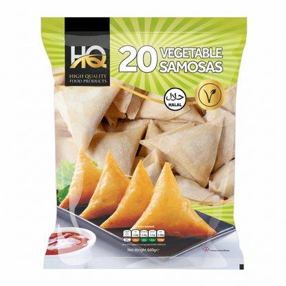 Hq 20 Vegetable Samosas 660g