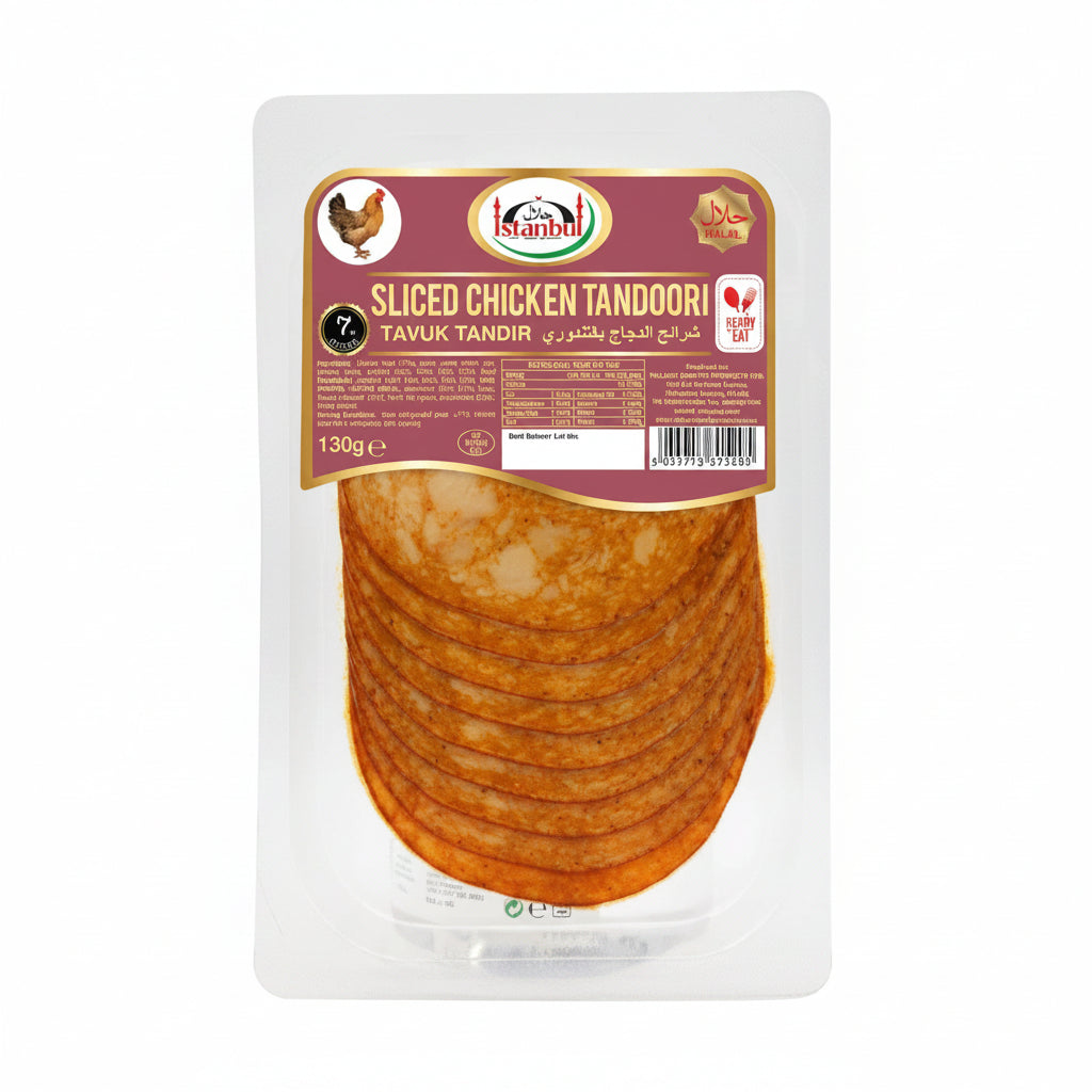 Istanbul Sliced Chicken Tandoori 130g