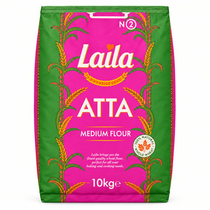 Laila Atta Medium Flour 10kg