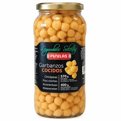 Penelas Garbanzos Cocidos 570g