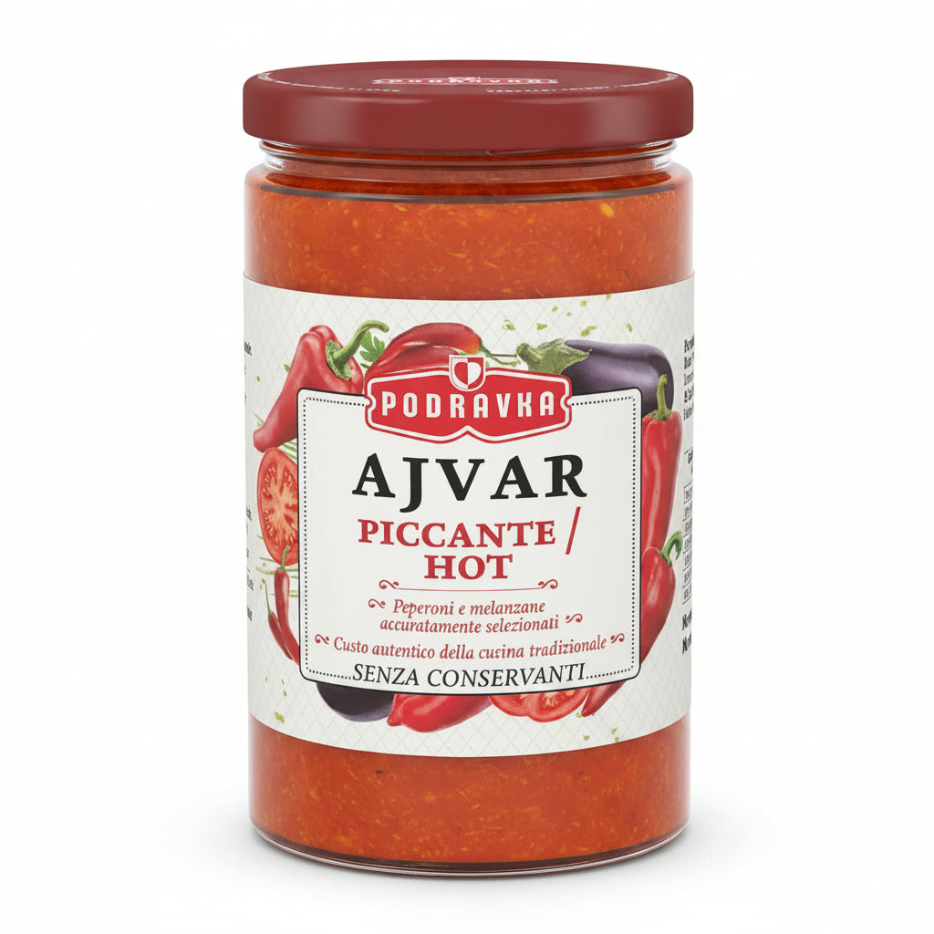 Podravka Ajvar Piccante Hot 350g