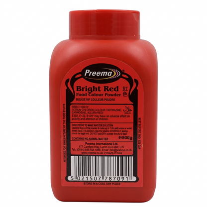 Preema Bright Red Food Colur Powder 500g