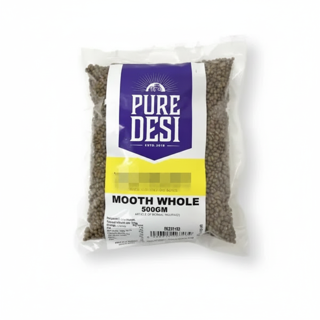 Pure Desi Moth Whole 500g