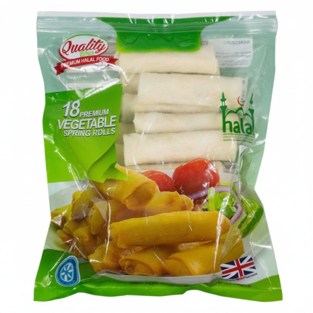 Quality 18 Premium Vegetable Spring Rolls 580g