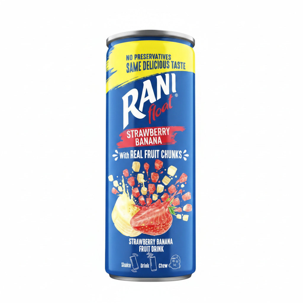 Rani float Strawberry Banana With Real Fruit Chunks 235ml