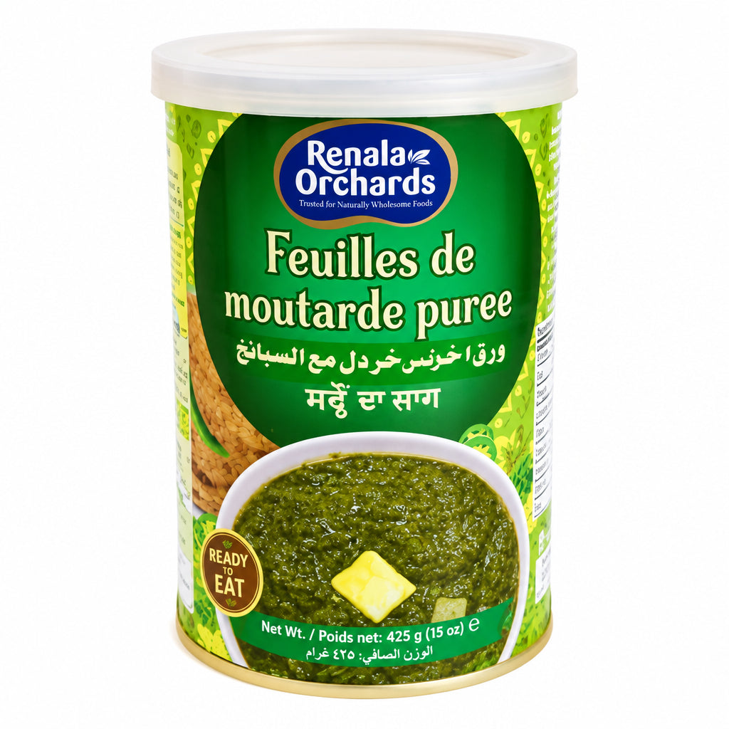 Renala Orchards Feuilles De Moutarde Puree 425g