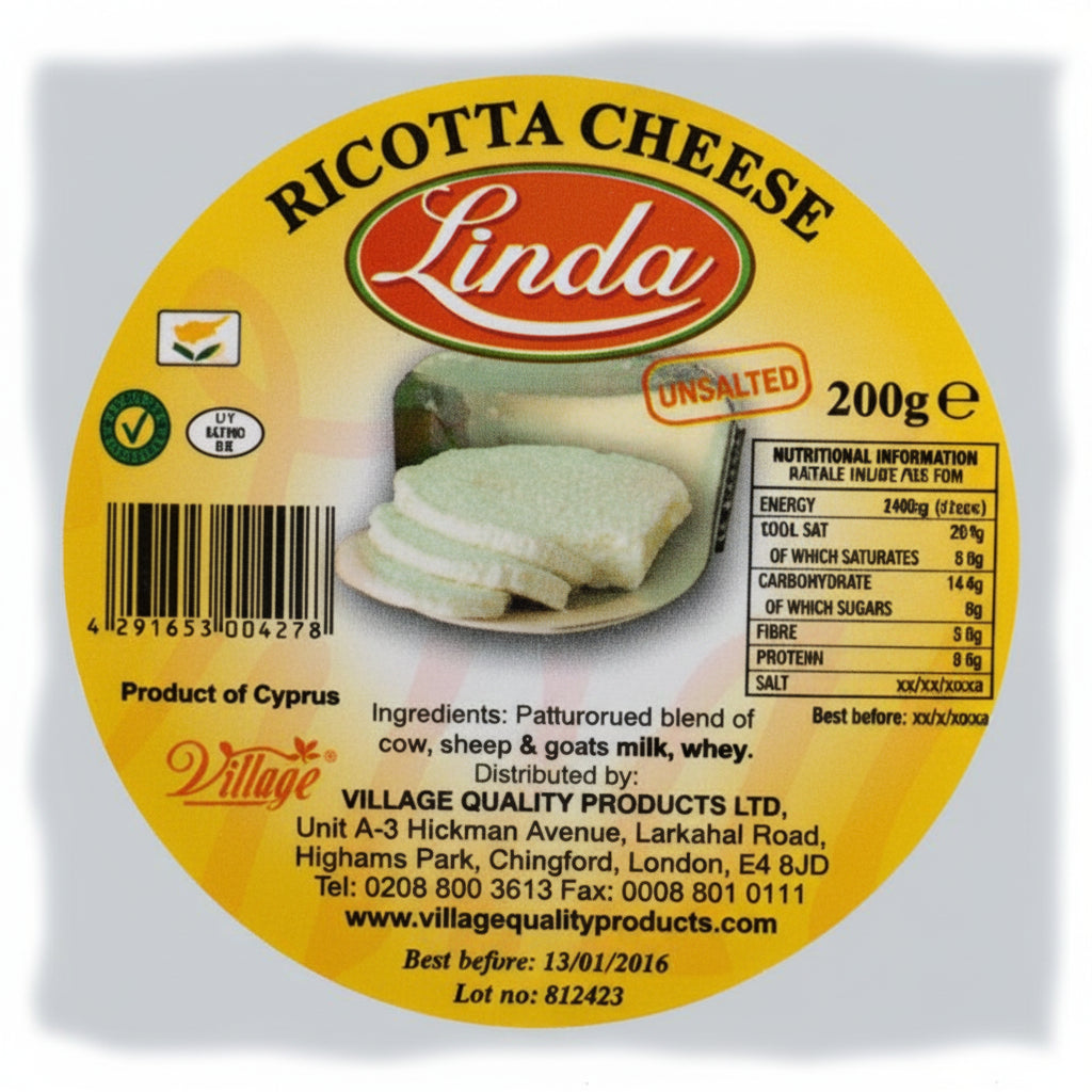 Ricotta Cheese Linda 200g