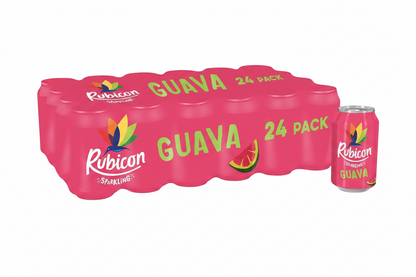 Rubicon Sparkling Guava Can (330Ml×24)