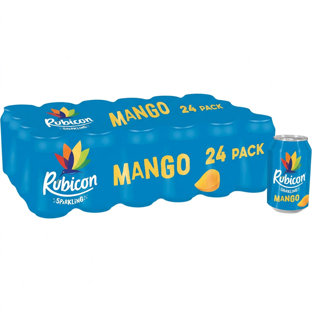 Rubicon Sparkling Mango Can (330Ml×24)