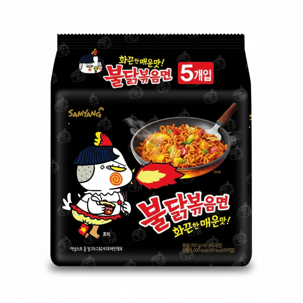 Samyang Buldak Hot Chicken Ramen 700g (5 x 140g)