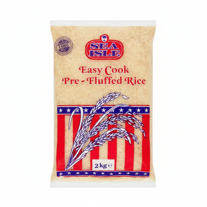 Sea Isle Easy Cook Pre-Fluffed Rice 2kg