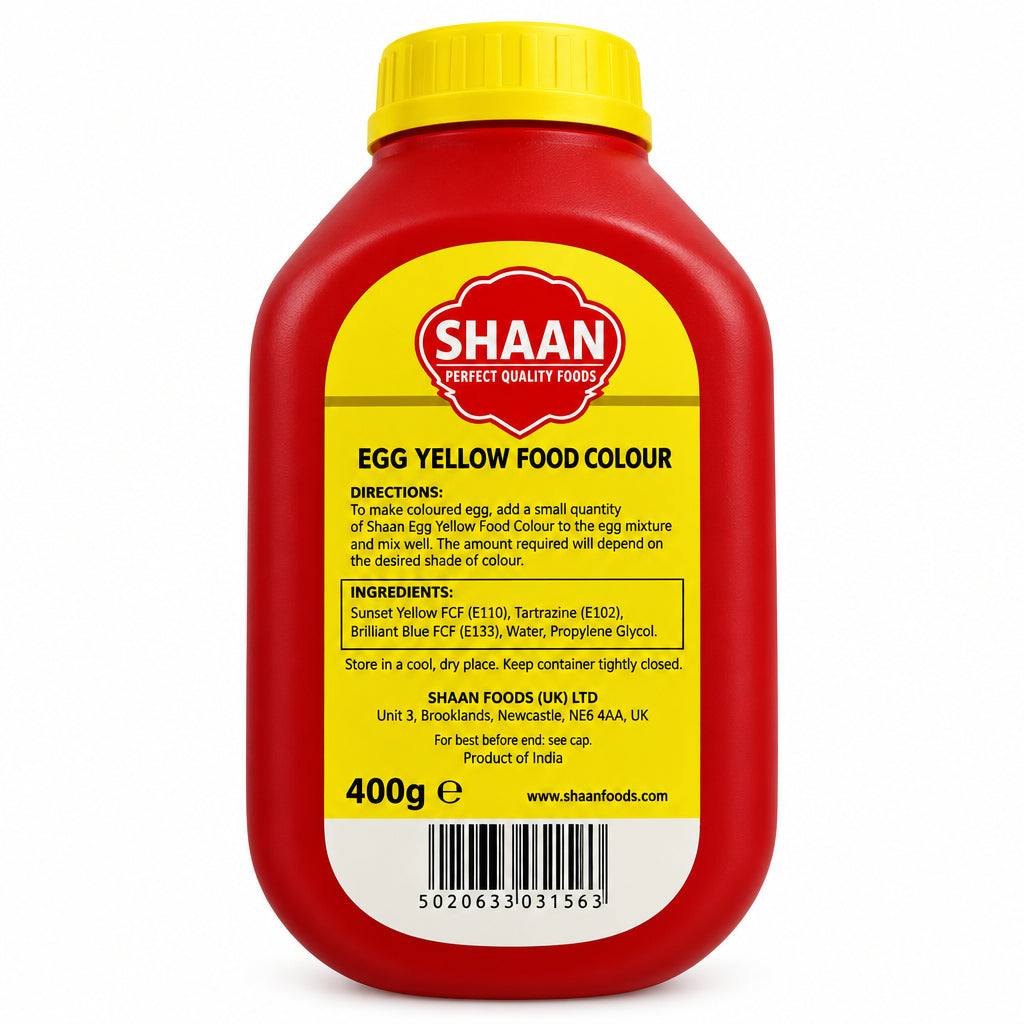 Shaan Egg Yellow Food Colour 400g