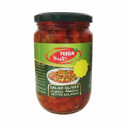Teeba Sliced Olives Salad 660g