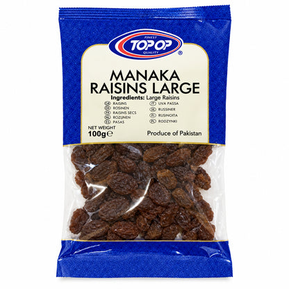 Top Op Manaka Raisins Large 100g