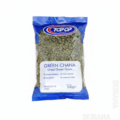 Top op Green Chana (Green Chick Peas) 500g