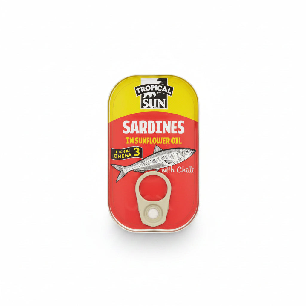 Tropical Sun Sardines In Sunflower Oil With Chilli 125g