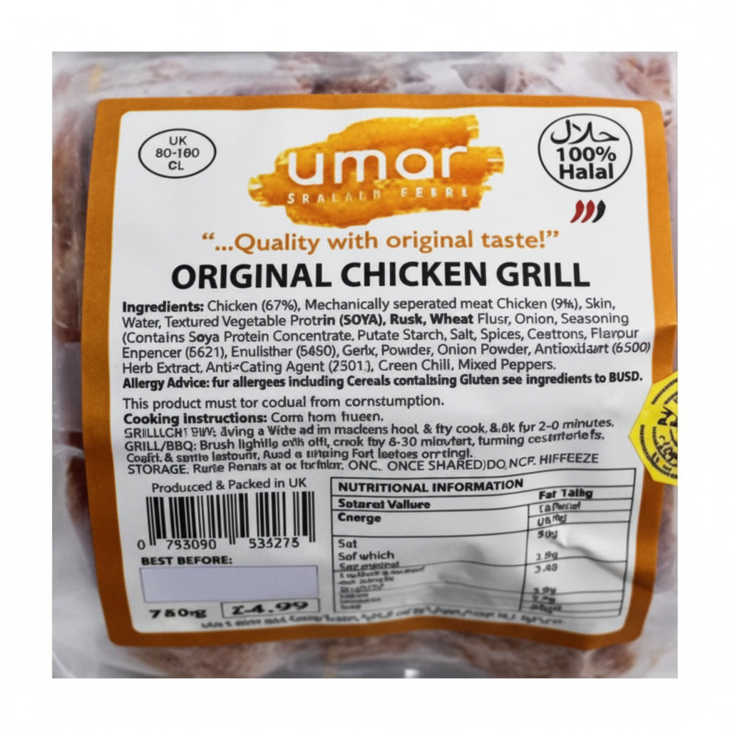 Umar Original Chicken Grill 650g