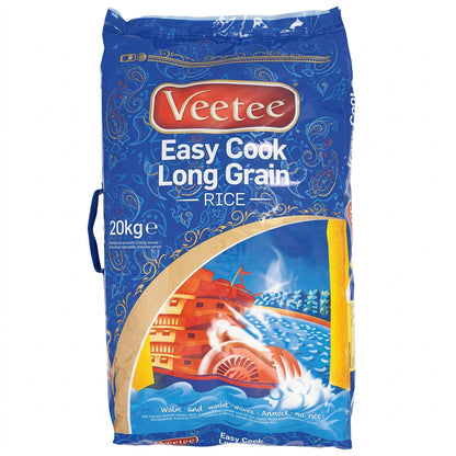 Veetee Easy Cook Long Grain Rice 20kg