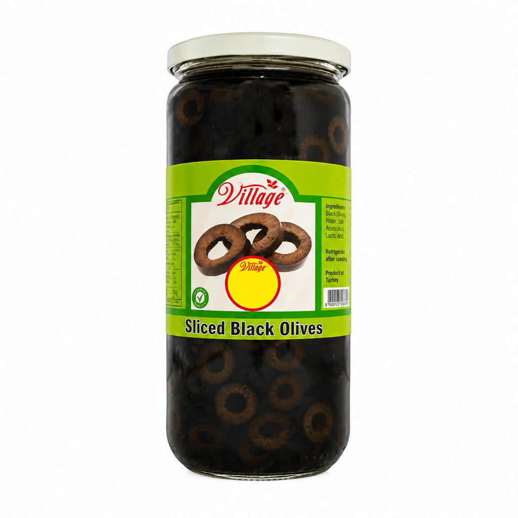 Village Sliced Black Olives 690g