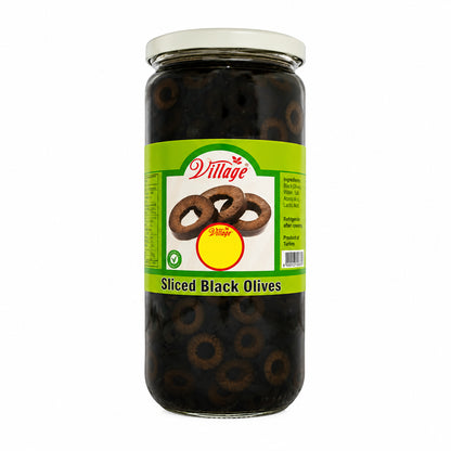 Village Sliced Black Olives 690g