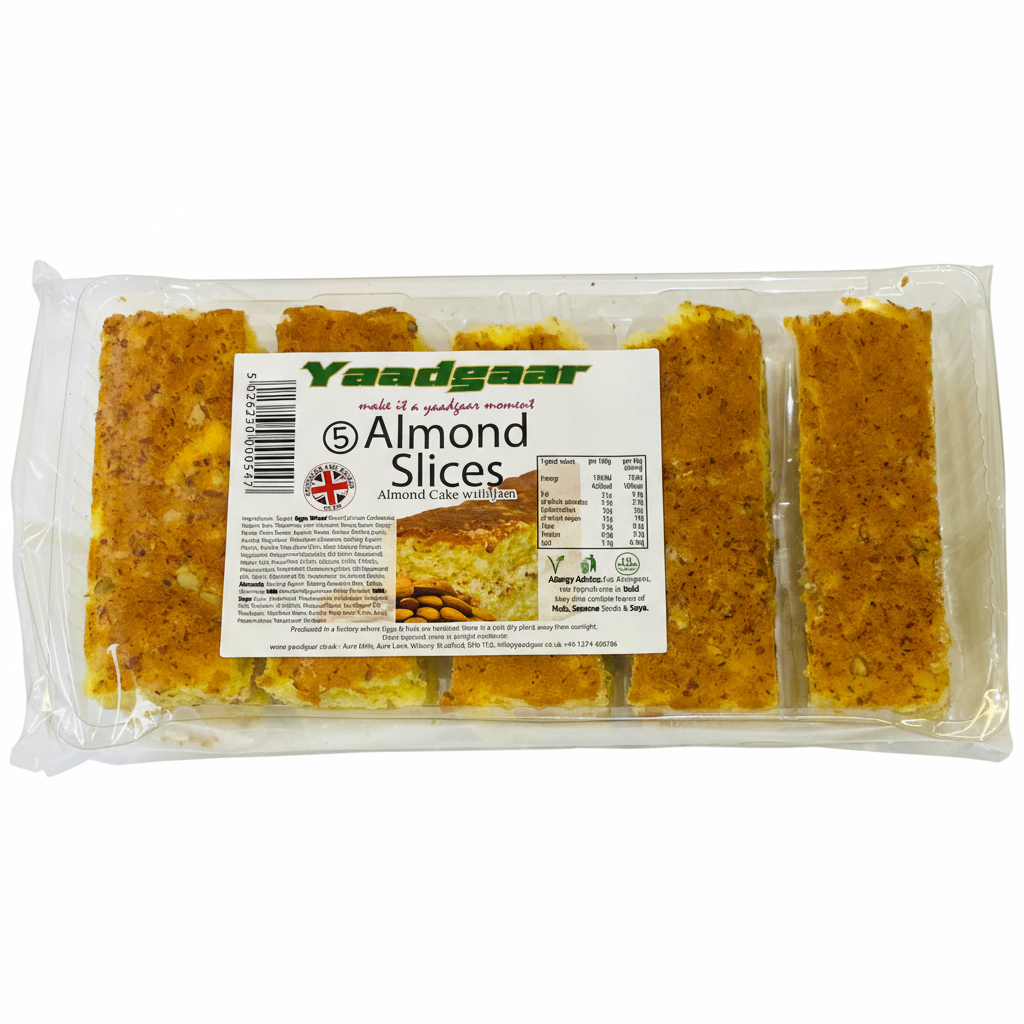 Yaadgaar Almond Slices With Jam (5 pcs)