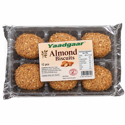 Yaadgar Almond Biscuits (12 pcs)