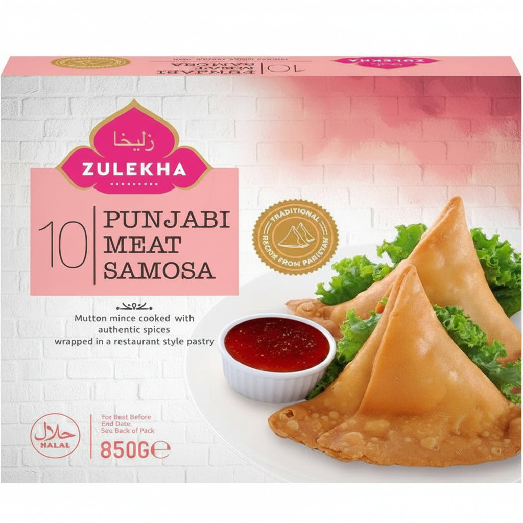 Zulekha Punjabi Meat Samosa 850g