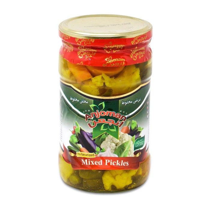 Anjoman Pasteurized Mixed Pickles 680g