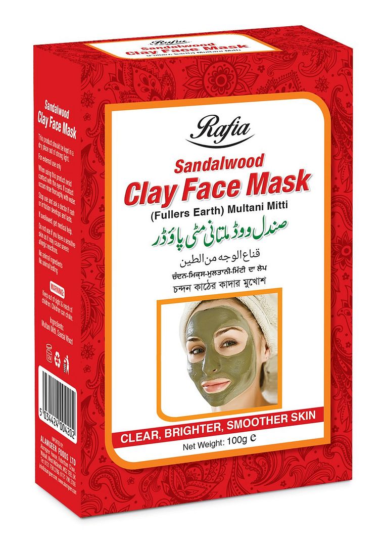 Rafia Sandalwood Clay Face Mask 100g