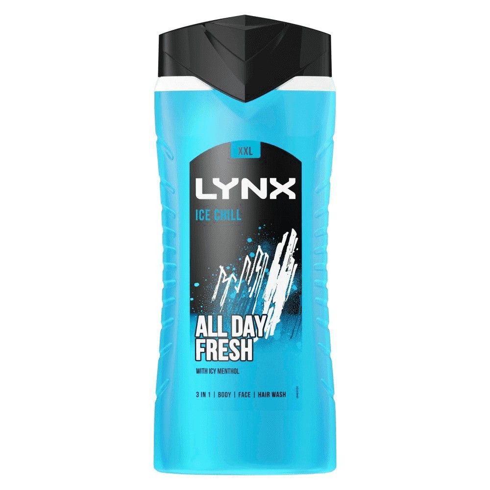 Lynx Ice Chill Body/Face/Hair Wash 225ml