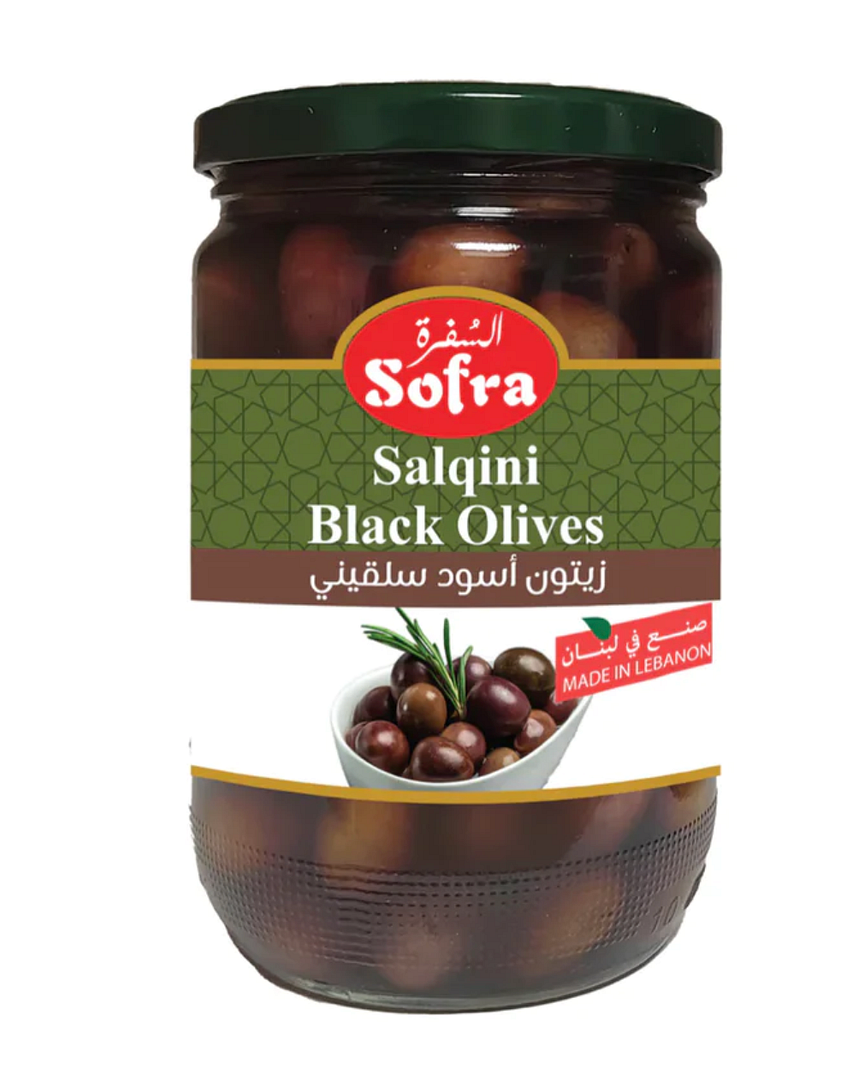 Sofra Salqini Black Olives 600g