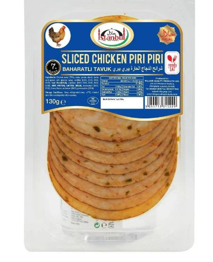 Istanbul Sliced Chicken Piri Piri 130g
