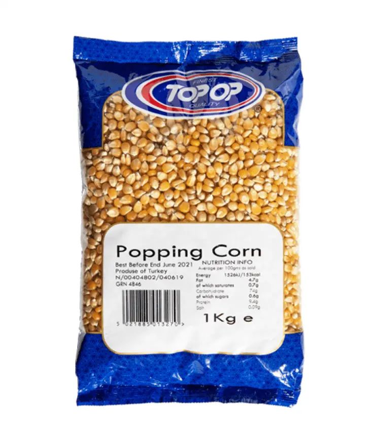 Top Op Popcorn Kernels 1kg