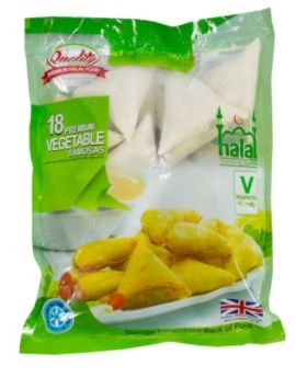 Quality Bites Premium Vegetable Samosas 580g