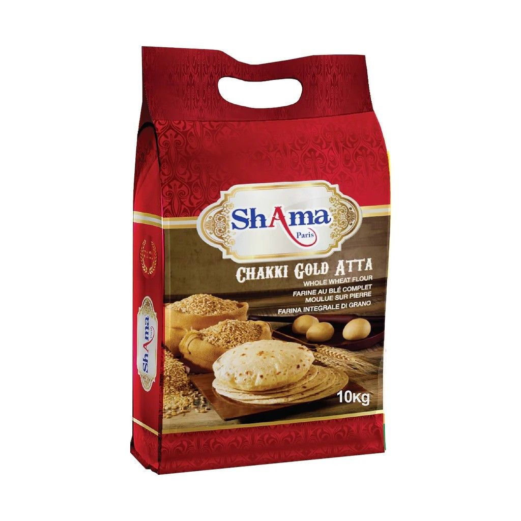 Shama Paris Chakki Gold Atta | Fresh & Nutritious Whole Wheat Flour ...