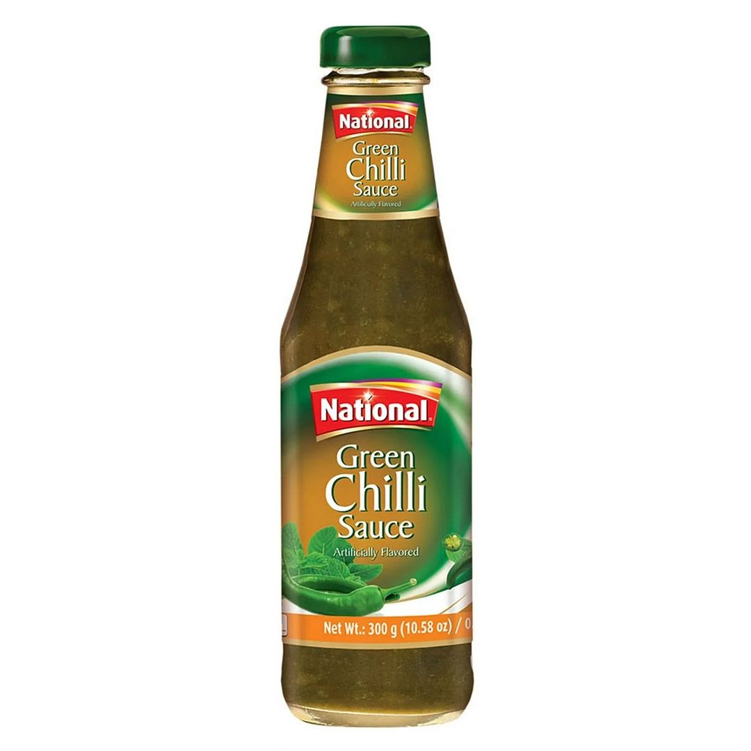 National Green Chilli Sauce 300g