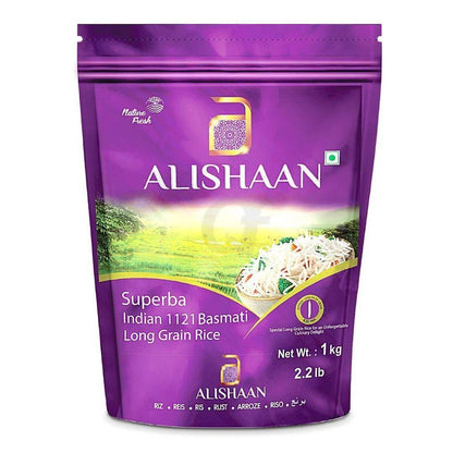 Alishaan 1121 Basmati Long Grain Rice 1kg