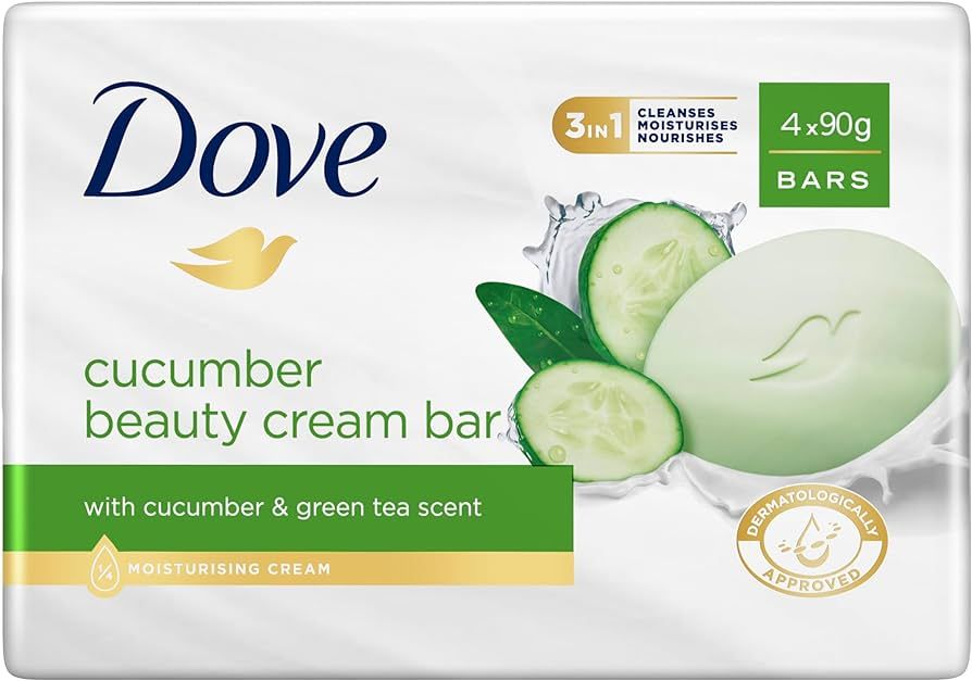 Dove Beauty Cream Bar Cucumber & Green Tea (4 x 100g)