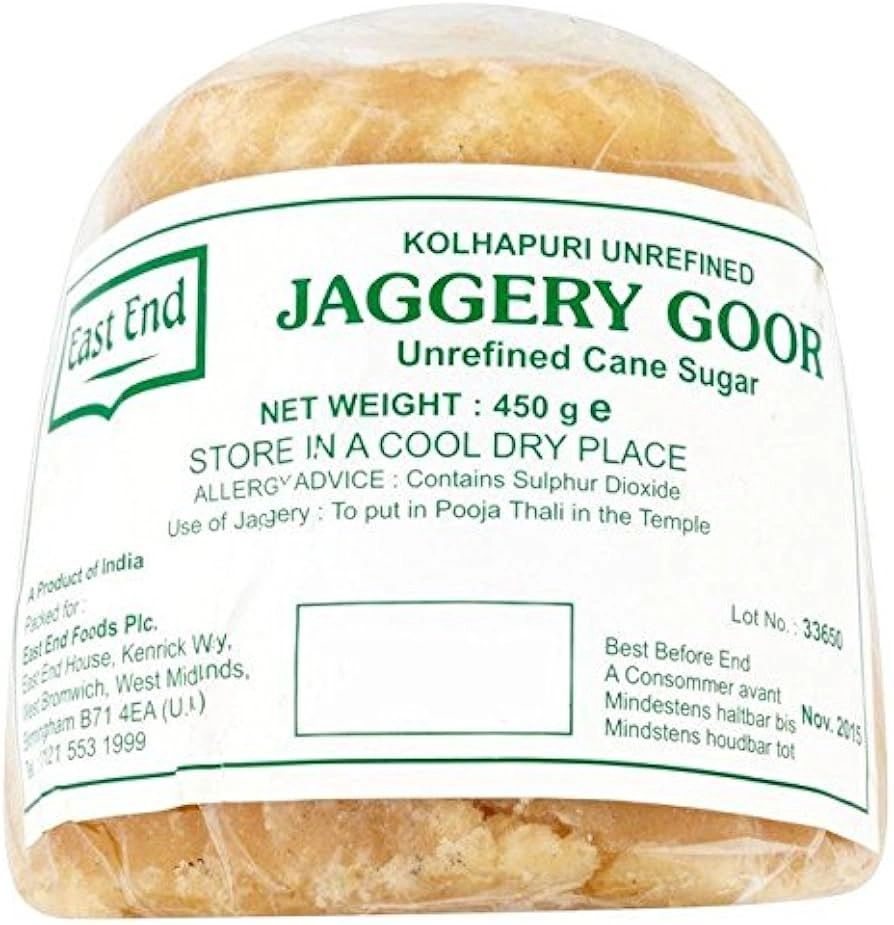 East End Jaggery Goor (Unrefined Cane Sugar) 450g