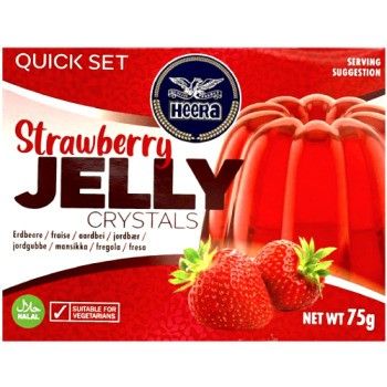 Heera Strawberry Jelly Crystals 75g