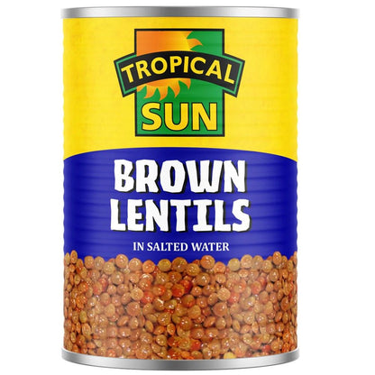 Tropical Sun Brown Lentils (in Salted Water) 400g
