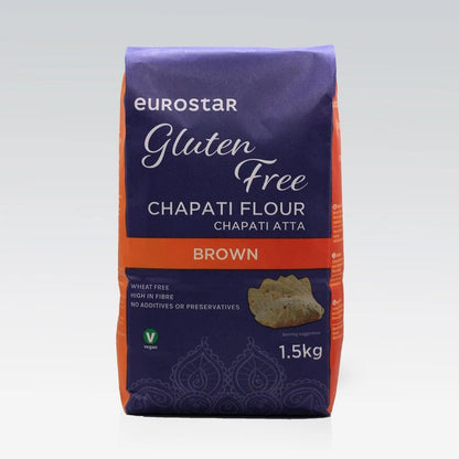 Eurostar Gluten Free Chapati Flour Brown 1.5kg