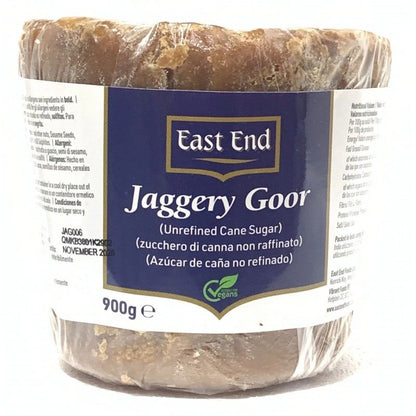 East End Jaggery Goor (Unrefined Cane Sugar) 900g